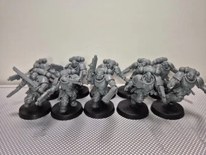 Warhammer 40K Space Marine Primaris Assault Intercessors Squad X 10 Assembled - Picture 1 of 8
