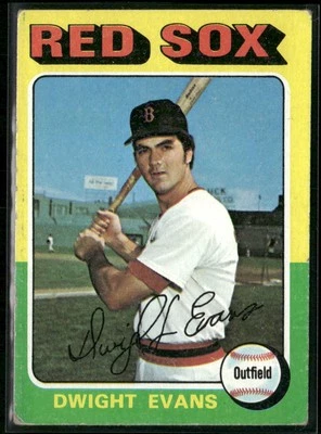 1975 Topps #255 Dwight Evans - Image 1 of 2