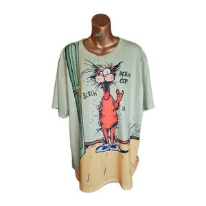 T-shirt unisex divertente Peachbruh "Bill The Cat", taglia XL - Foto 1 di 12