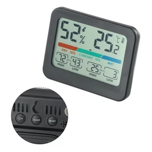 Multifunktional Elektronisches Thermometer Funktionstasten Luftfeuchtigkeit - Bild 1 von 21