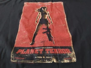 Camiseta promocional de la película Quentin Tarantinos Planet Terror 3XL cereza completamente cargada - Imagen 1 de 3