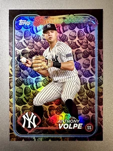2024 Topps Serie 1 Anthony Volpe Eggs SP Holiday Parallel Variation Foil - Imagen 1 de 2