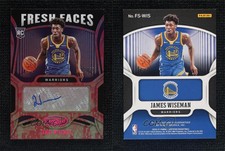 2020-21 Certified Fresh Faces Signatures Camo /25 James Wiseman Rookie Auto RC