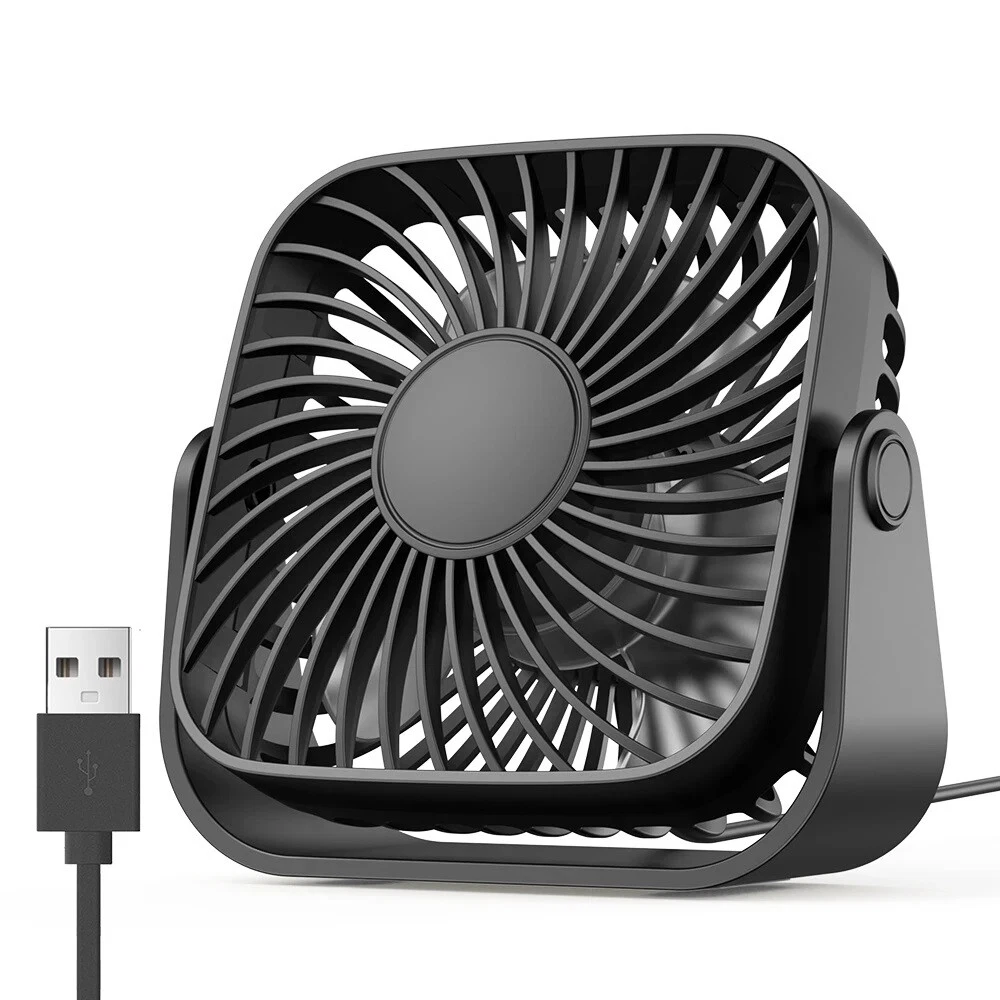 Travel Office Desk Fan USB Flexible Desk Fan | Bendable Mini Fan For ...