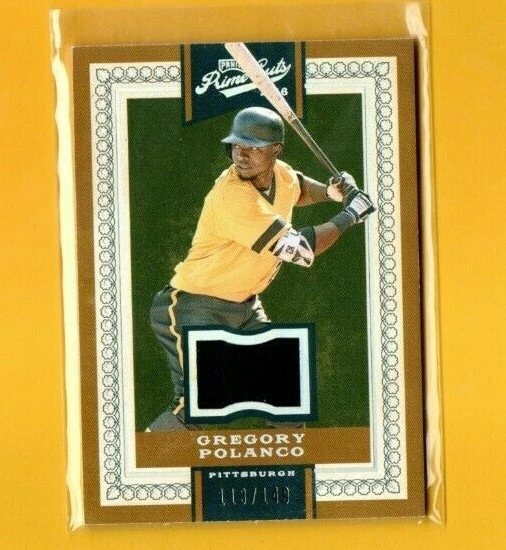 D16578  2016 Prime Cuts #84 Gregory Polanco PIRATES JERSEY #113/149 - Image 1 of 1