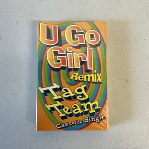 U Go Girl Remix- by Tag Team (Cassette Single 1994 Life Records) Rap 90s RARE - Picture 1 of 5