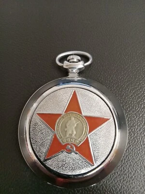 Reloj Bolsillo MOLNIJA 3602 STAR Martillo y Hoz - Segunda Guerra Mundial - Segunda Guerra Mundial Foto 1 de 3