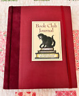 Book Club Journal A cahier d'exercices et gardien de disques chat rouge profond sur livres 2003