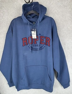 OURAY Western Hoodie ROPER Mens Extra Large Blue Embroidered NWT Jacket - Picture 1 of 13