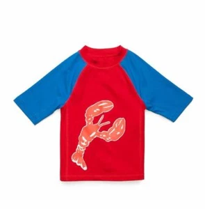 J KHAKI Little Boy's 5 Red Lobster Rashguard Shirt NWT - Picture 1 of 1