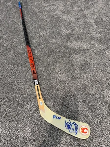 THEO THEOREN FLEURY Calgary Flames 89 Cup SIGNED Autograph Hockey Stick PSA COA - Picture 1 of 2