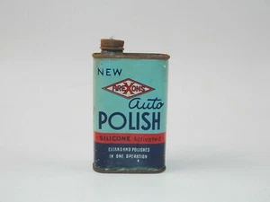 1960's AREXONS SILICONE AUTO POLISH CAN TIN ITALIAN FERRARI LANCIA ALFA MASERATI - Picture 1 of 6