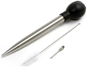Norpro Deluxe Stainless Baster Set with Injector - Picture 1 of 1