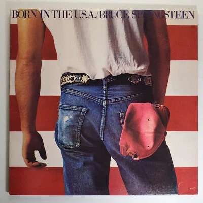 Bruce Springsteen - Born in the USA Vinyl 1984 QC 38653 Lyric Sheet Very Good + - Image 1 of 4