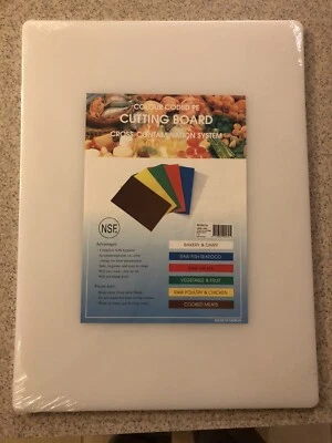 Winco 15 英寸 x 20 英寸 x 1/2 英寸白色切割板 (CBWT-1520) — 第 1/3 张图片