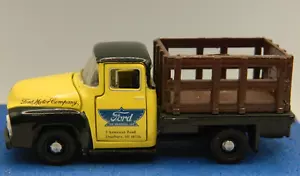 M2 Machines - 1956 FORd F-100 Dually Stakeside Pickup - Yellow & Black - 1/64 - - Picture 1 of 11