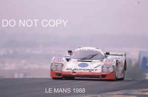 LE MANS 1988 JOEST PORSCHE 962 #7 35MM DIAPOSITIVA FOTOGRAFICA DAVID HOBBS THEYS KONRAD - Foto 1 di 2
