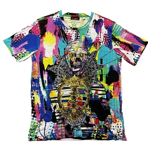Robert Graham Limited Edition Totenkopf T-Shirt Gr. Small #405/494 bestickt - Bild 1 von 13