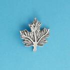 Maple Leaf 3D Charm - 22K Gold Vermeil Or .925 Sterling Silver-Usa Made