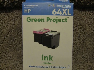 Dataproducts Compatible HP 64XL Black N9J92AN & Tri Color N9J91AN Ink Cartridge - Image 1 of 4