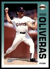 1992 Fleer Francisco Oliveras Baseball Cards #645
