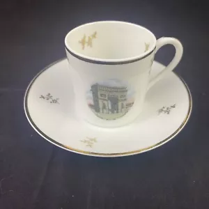 Tazza e piattino Haviland Limoges Paris Demitasse - Foto 1 di 9