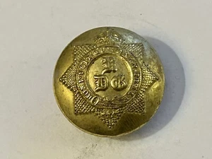 1st Kings Dragoon Guards King's Regiment Tunic Button - Picture 1 of 3