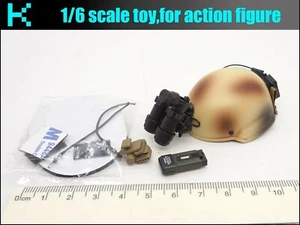 Y49-55 1/6 scale DAMTOYS 78074 1st SFOD-D GUNNER-MICH 2002 HELMET SET - Picture 1 of 8