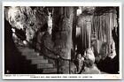 Virginia~Titanias Veil & Saracens Tent @ Caverns Of Luray~B&W~Vintage Postcard