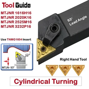 MTJNR 16mm 20mm 25mm 32mm Shank Indexable Turning Lathe Tool Holder Cylindrical - Picture 1 of 7