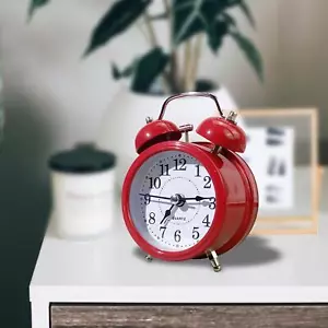 Alarm Clock Old Fashioned Classic Analog Clock for Adults Teenagers Children - Picture 1 of 21