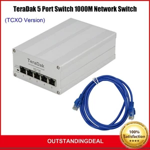 TeraDak 5 Port Switch 1000M Network Switch (TCXO) for Netgear ProSAFE GS105E - Picture 1 of 9