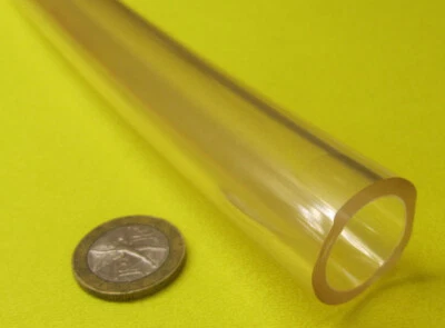 PVC Tubing, Clear, 1.00" OD x 3/4" ID x 1/8" Wall x 10 Foot Coil - Image 1 of 4