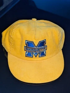 Vintage Marquette University Corduroy Snapback Hat - Picture 1 of 11