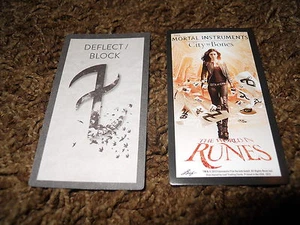 Tarjeta coleccionable Mortal Instruments City of Bones Rune desviación/bloqueo - Imagen 1 de 1