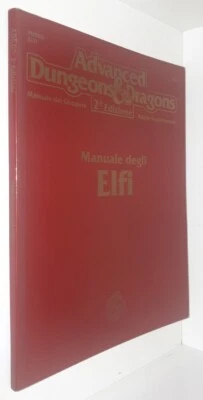 Advanced Dungeons & Dragons MANUALE DEGLI ELFI - 2a Edizion - 2131 italiano - Immagine 1 di 4