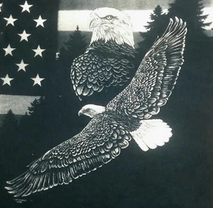 Montana American Flag Bald Eagle t shirt animal bird outdoor - Picture 1 of 6