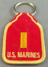 US Marine Corps Secondo Tenente 0-1 Rango Ricamato Portachiavi