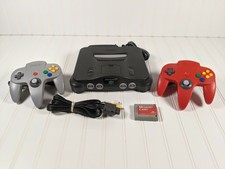 Nintendo 64 N64 Original System Console w/ 2 Original Controllers OEM Cords