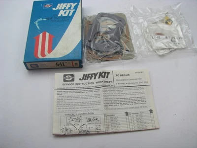 Hygrade 641 汽化器重建套件适用于 1973 - 1974 Pontiac Rochester 2G 2GC 2GV — 第 1/4 张图片
