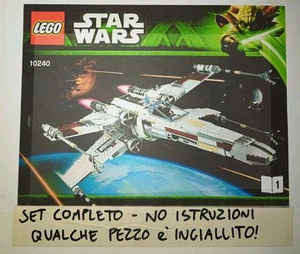 LEGO SET 10240 T-65 X-WING STARFIGHTER 2013 COMPLETO VEDI FOTO PER CONDIZIONI - Foto 1 di 5