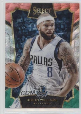 2015-16 Panini Select Concourse Tri-Color Prizm Deron Williams #13 - Image 1 of 2