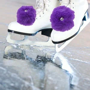 2 Paar Bälle Schnürsenkel Eisschuhe Bommel Schnürsenkel Rollschuhe Poms Shoelaces - Bild 1 von 12