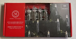 MARTHA STEWART Candele Albero di Natale ClipS ARGENTO LUCI LED LAMPEGGIANTE TELECOMANDO NE - Foto 1 di 3