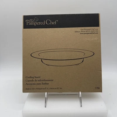 Inserto de enfriamiento The Pampered Chef #1786 verde nuevo en caja hecho en EE. UU. Foto 1 de 4