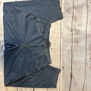 VINTAGE Karl Kani Jeans Mens 38X 34 Blue Baggy Denim Hip Hop Y2K Skater Baggy - Picture 1 of 6