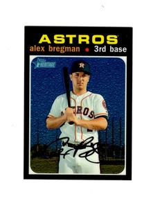 2020 Topps Heritage Chrome Alex Bregman /999   Houston Astros