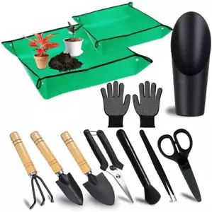 Plant Repotting Mat for Garden, 2 PCS Waterproof Potting Mats, Foldable Indoor P - Picture 1 of 12