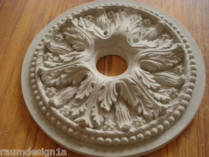 Stucco -Stuckrosette 100-4006B - Stuck Rosette Antik-Stil 28 cm aus Beton - Bild 1 von 3