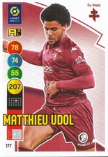 177 UDOL MATTHIEU # FC.METZ # FRANCE CARD PANINI ADRENALYN LEAGUE 1 2022